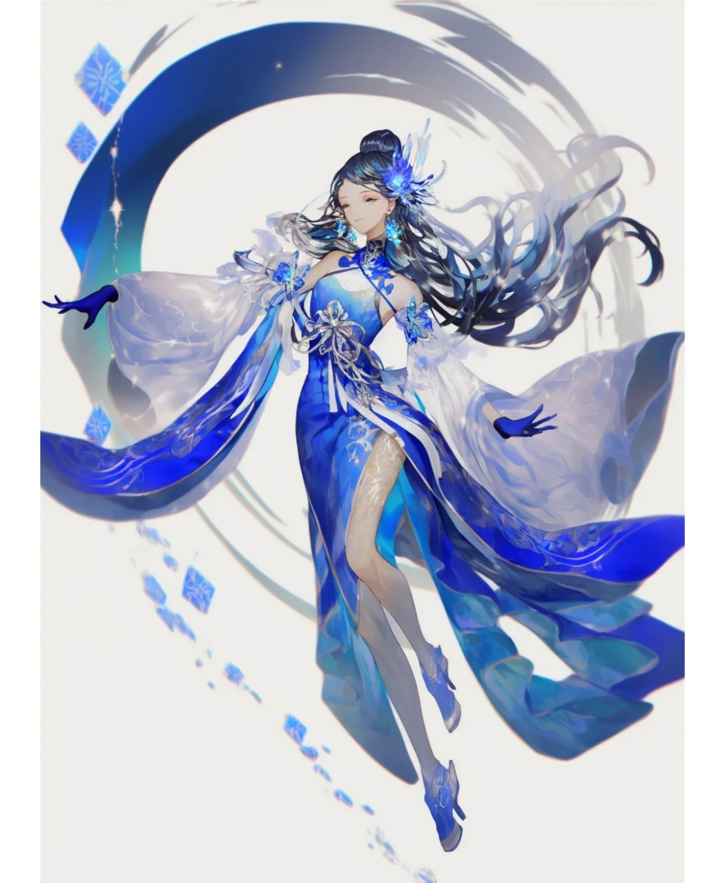 穿古装的小姐姐也太美了吧!#二次元