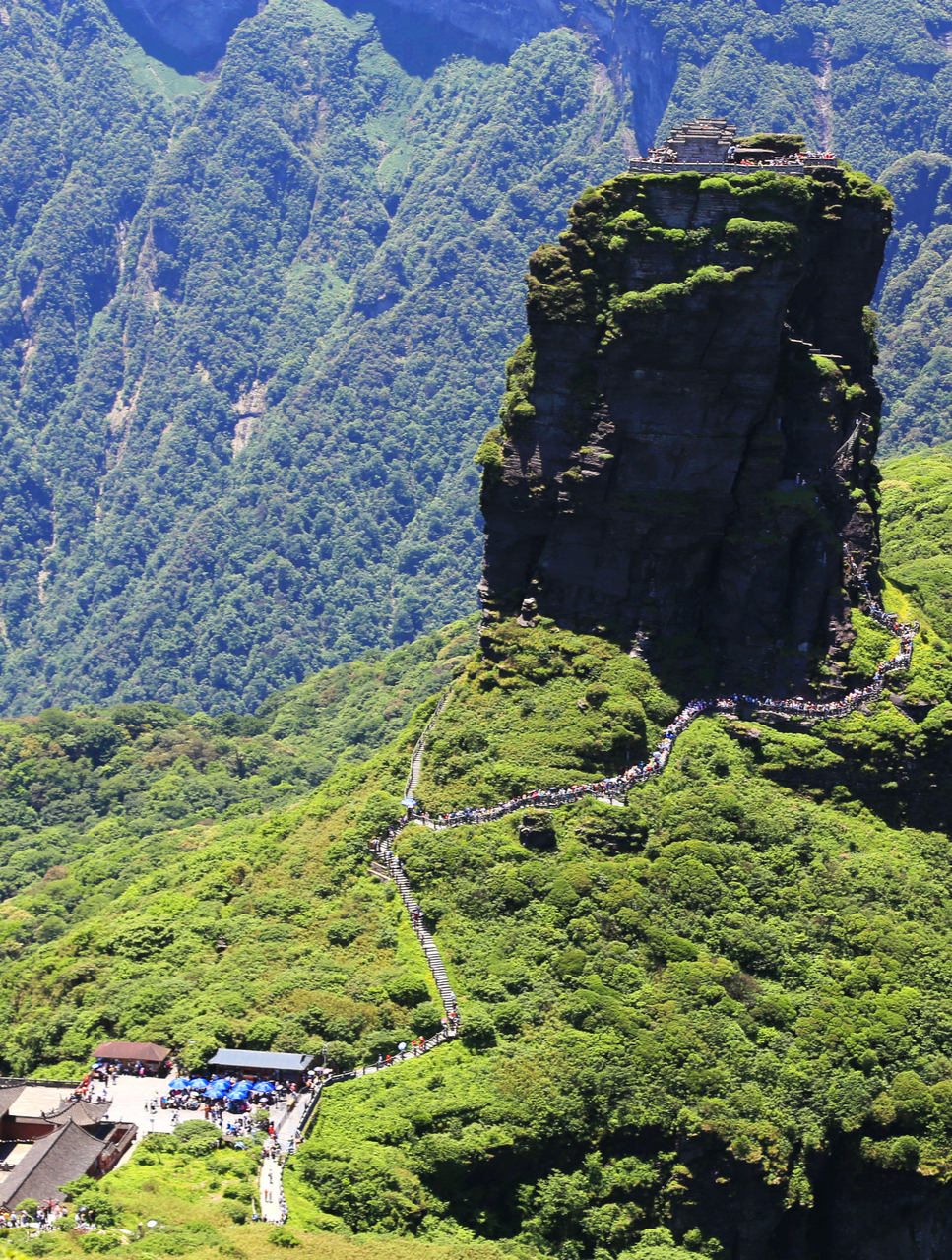 梵净山老金顶全景图图片