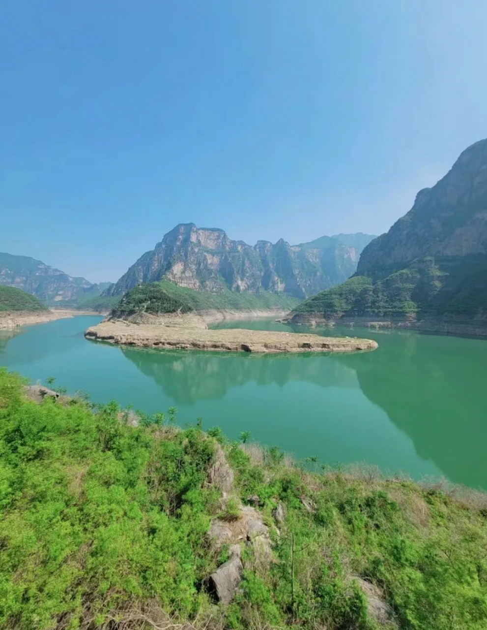 给您介绍一个超棒的地方——济源的沁龙峡,也就是河口村水库.