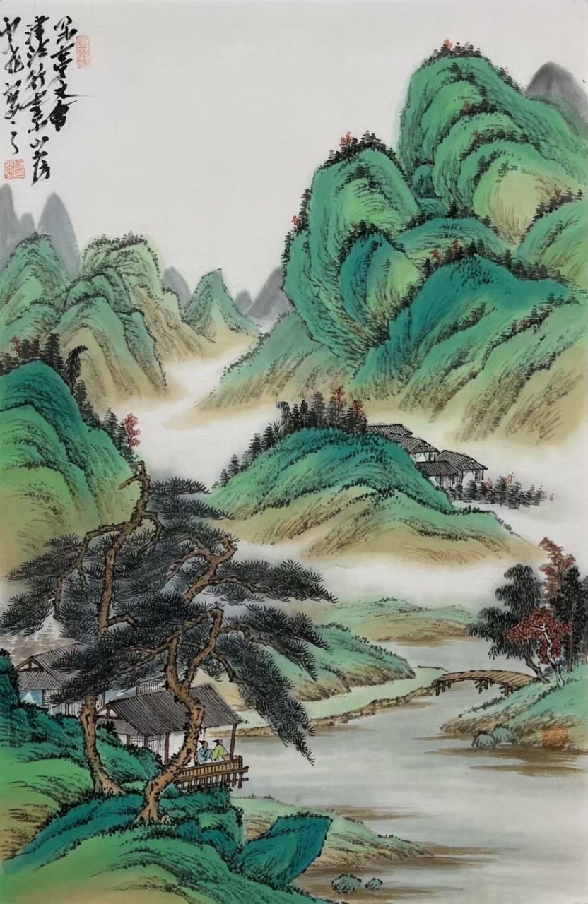 画家云飞山水画价格图片