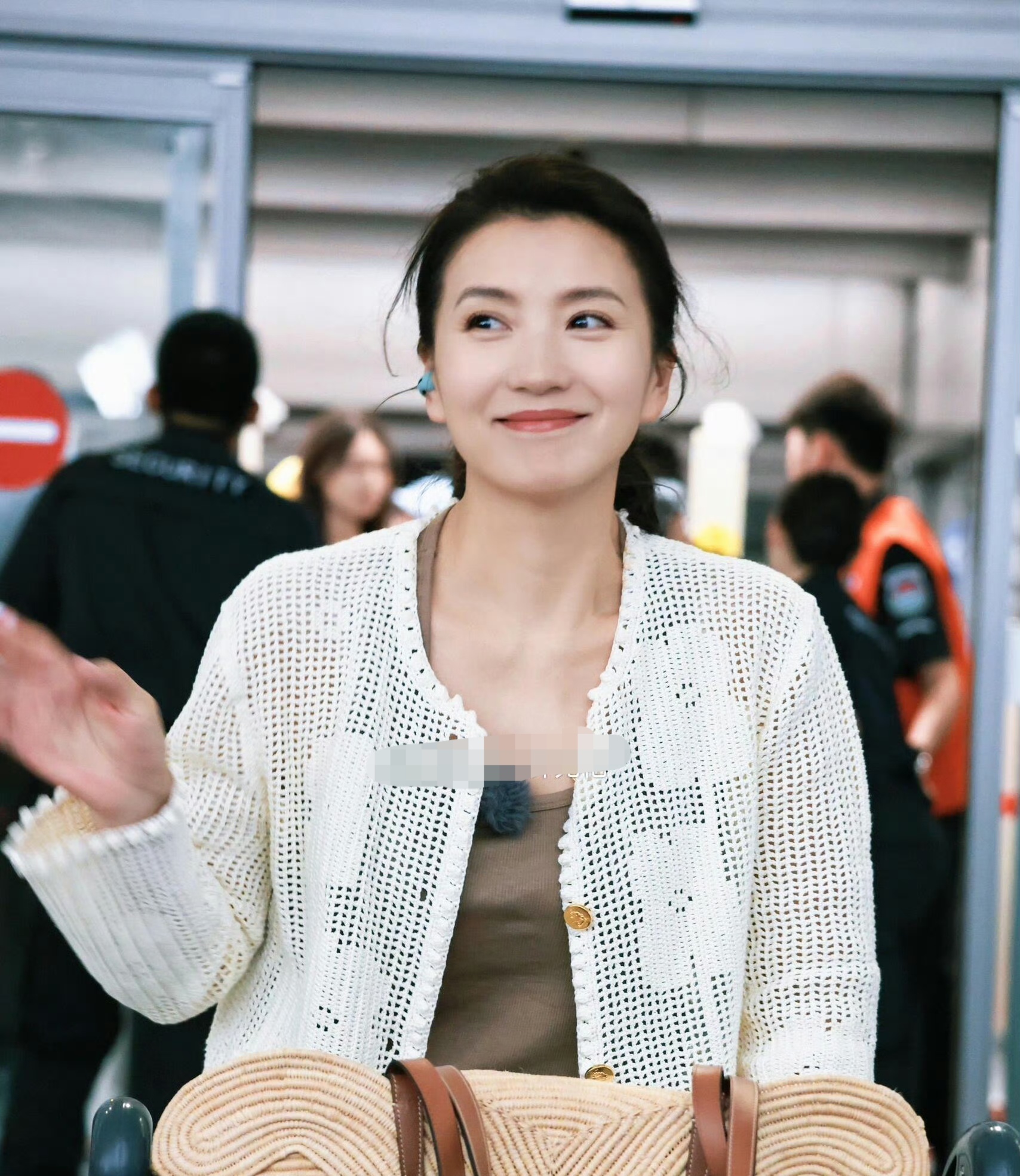 陈好近照,她的脸型和刘涛差不多