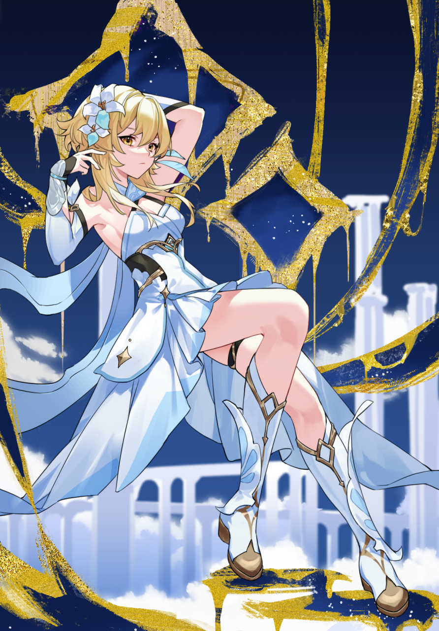 荧妹的大长腿也太好看了吧!#原神#