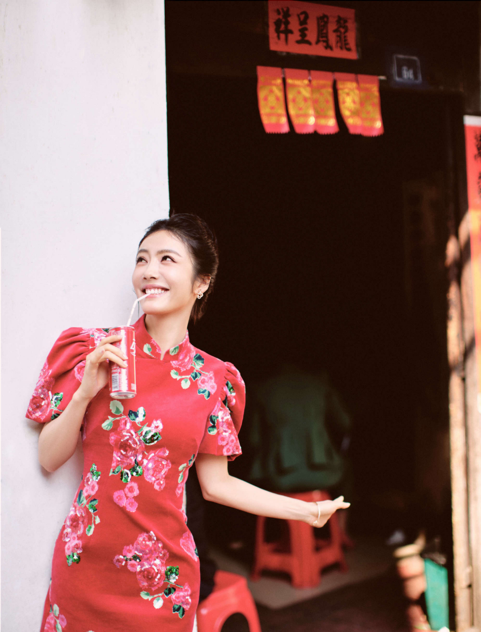 蔡文静,人间烟火气旗袍美人