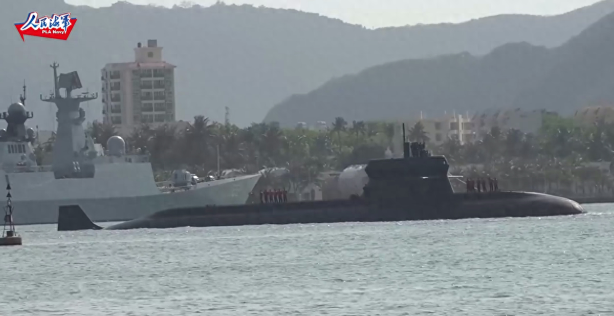 最新国产潜艇曝光!央视大发公布039c潜艇,六边围壳全新雷达!