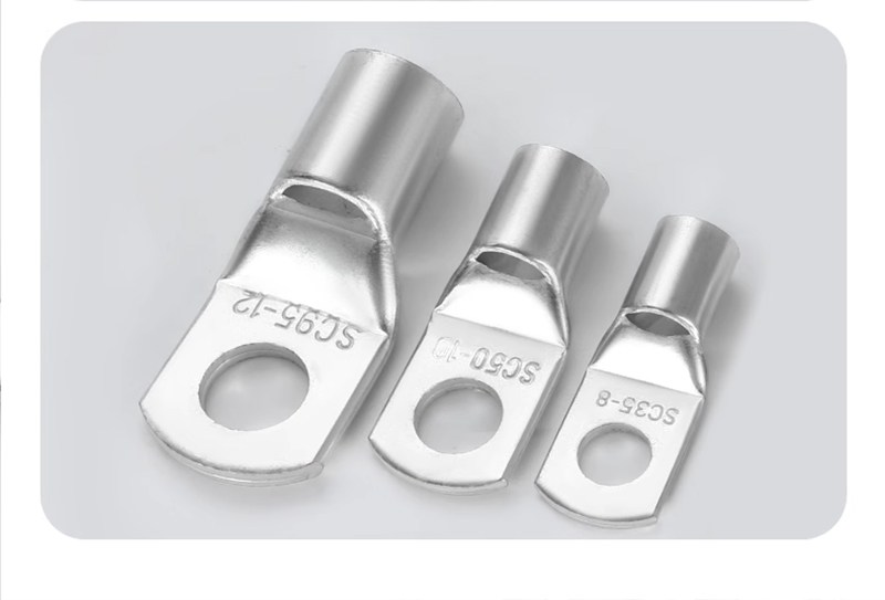 sc-35-8铜鼻子铜管端子 压线接线端 铜鼻子电缆接线鼻