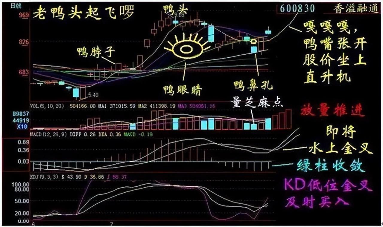 中国股市:一旦出现老鸭头形态,主力拉升前的洗盘,上车了!