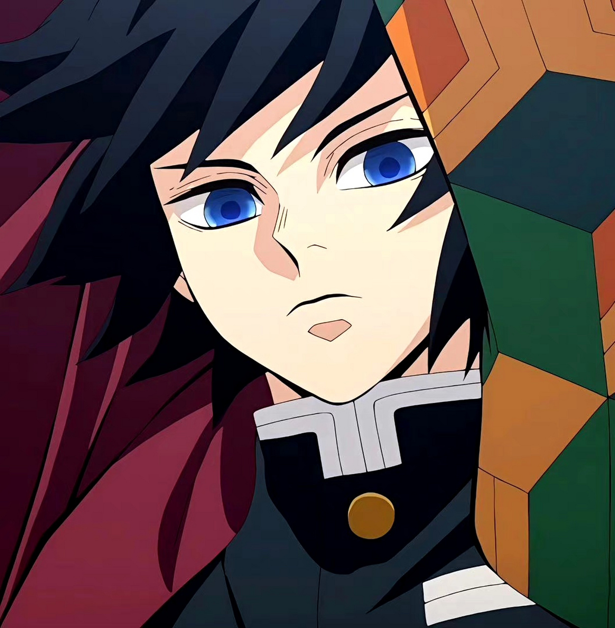 分享一组动漫《鬼灭之刃》富冈义勇插画作品,展现了其造型与表情的