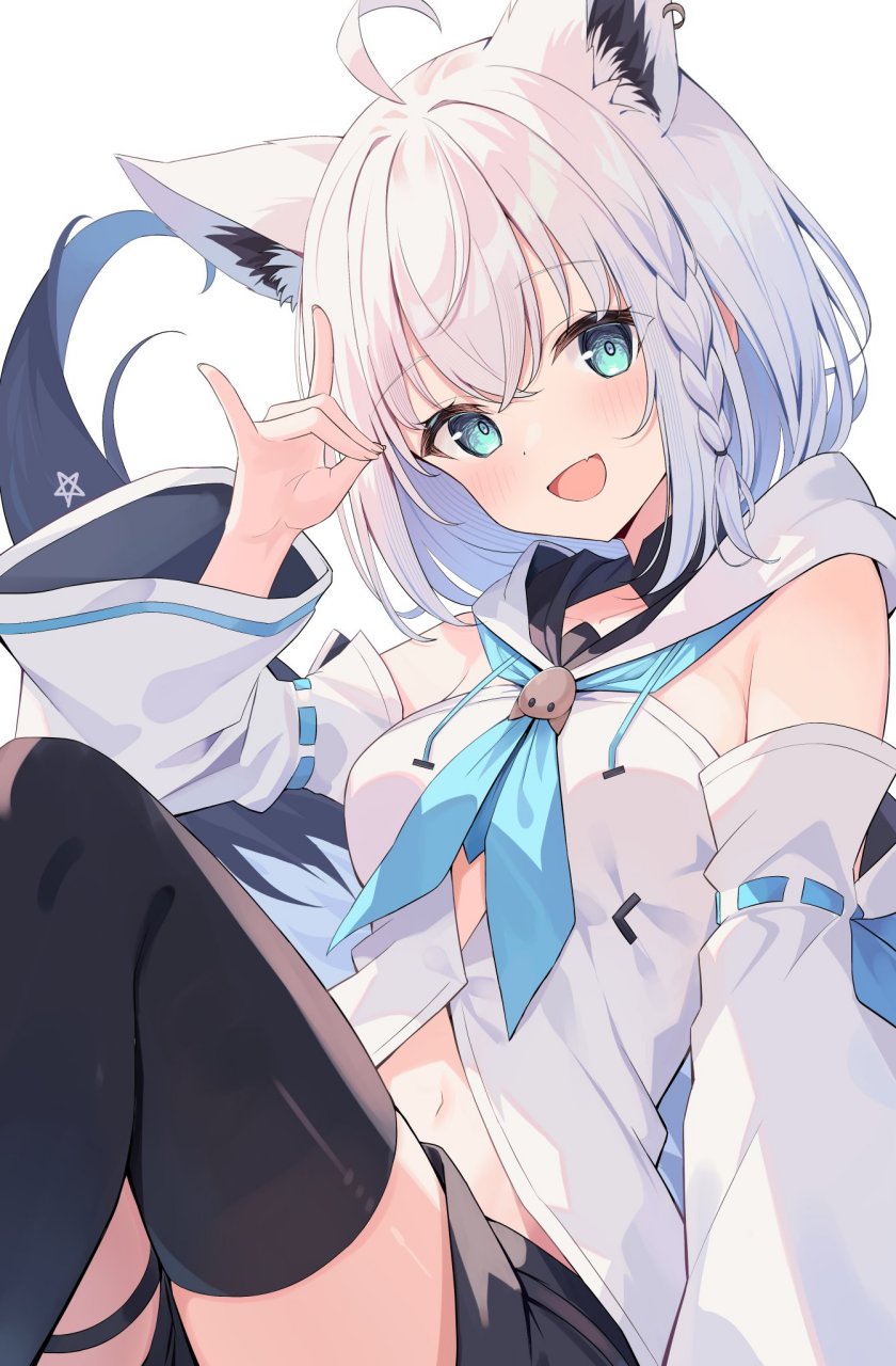 虚拟主播# 狐娘白上吹雪 twi:あじゃすた