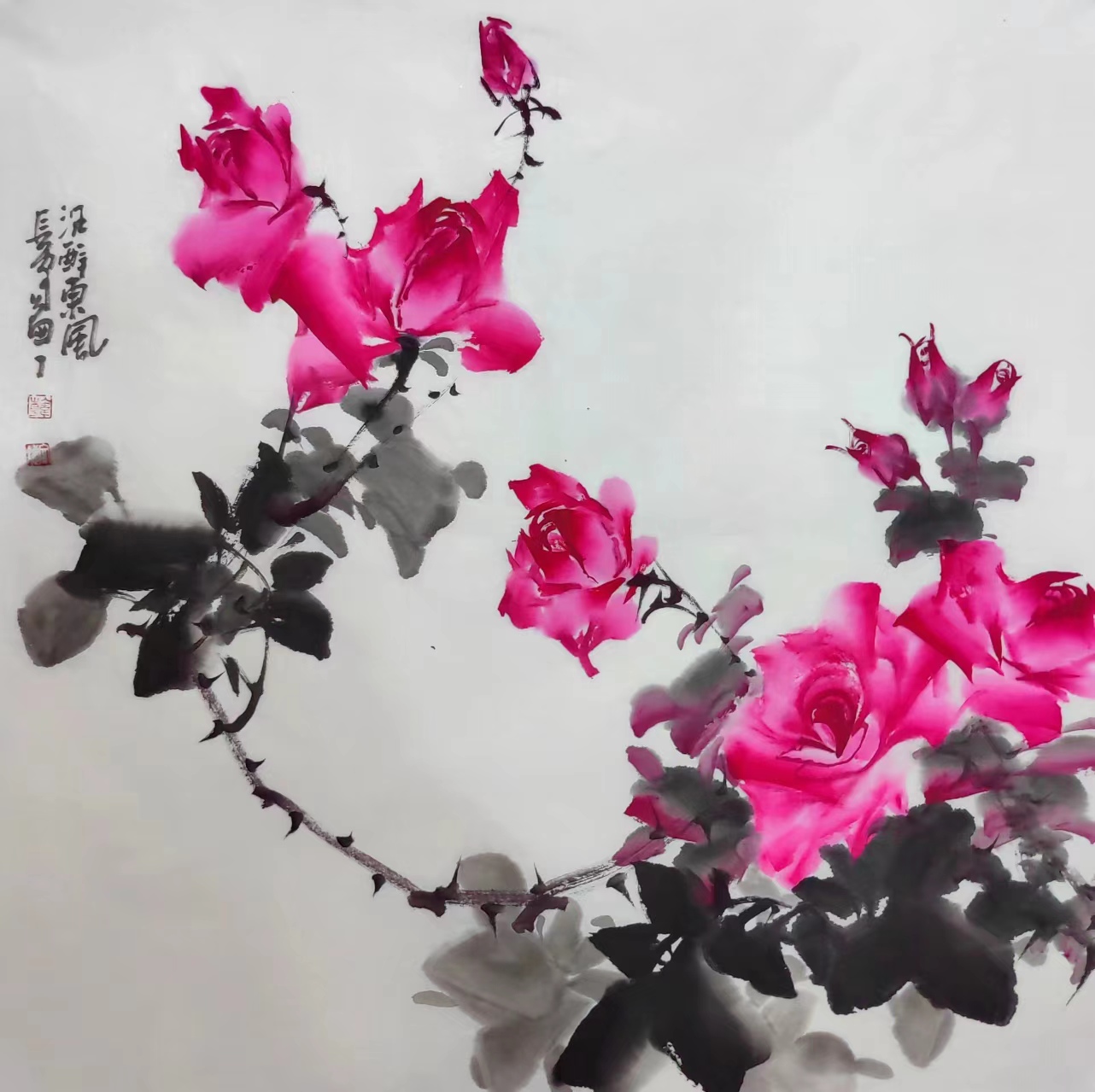 陕西代表性人物有罗国士,王殿斌.月季