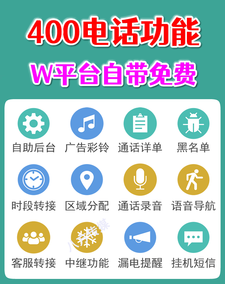 400电话的功能介绍图片 400电话的功能介绍图片