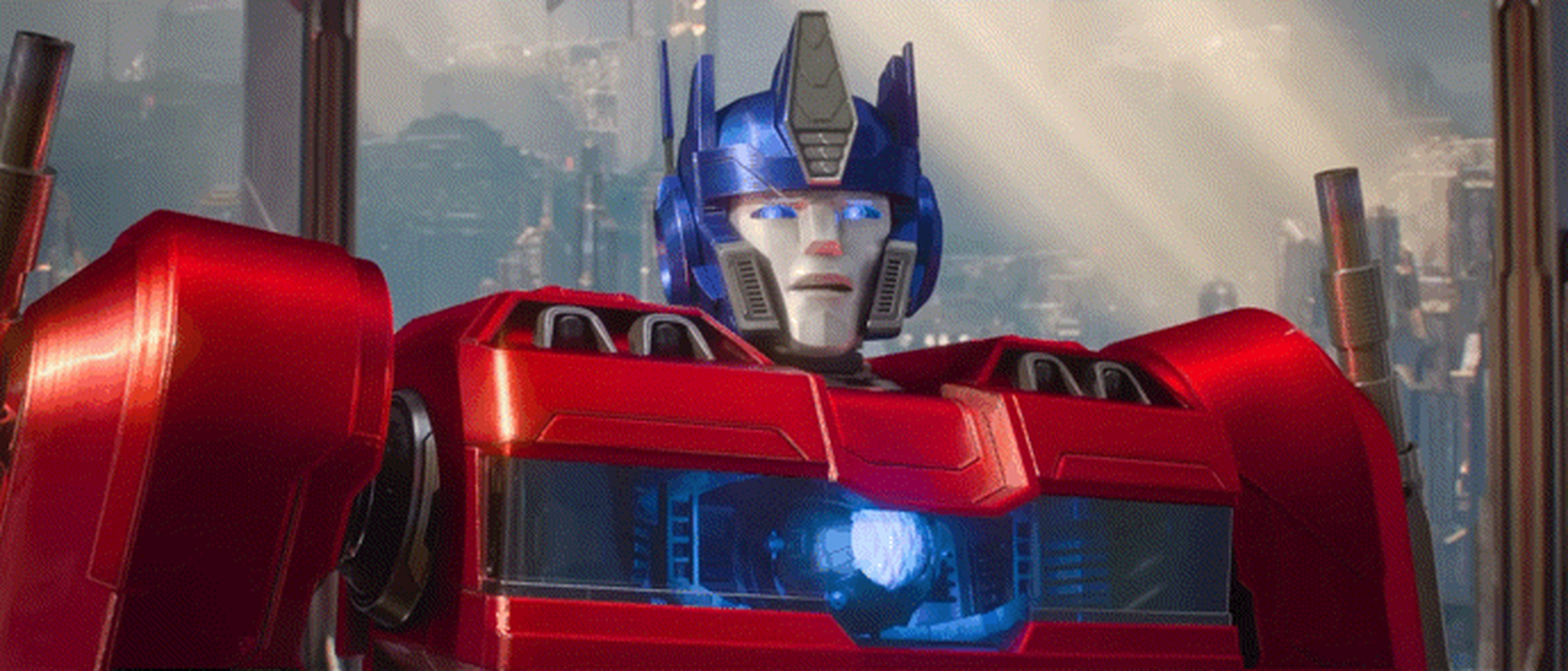 在电影《变形金刚:起源》中终于能在大银幕上看到擎天柱和威震天的