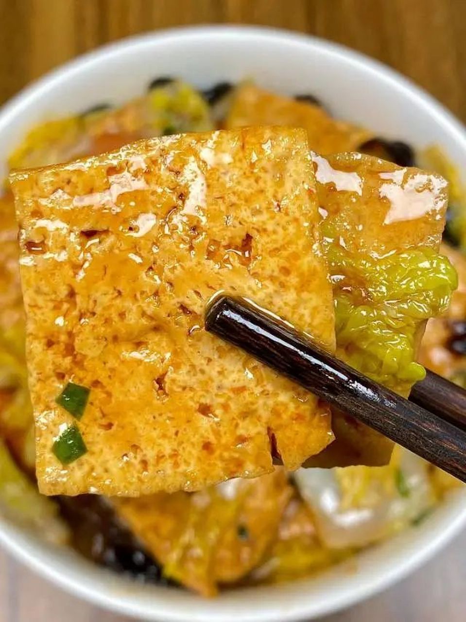 好吃到哭的白菜火腿炖豆腐  这道白菜火腿炖豆腐,  所有材料的组合
