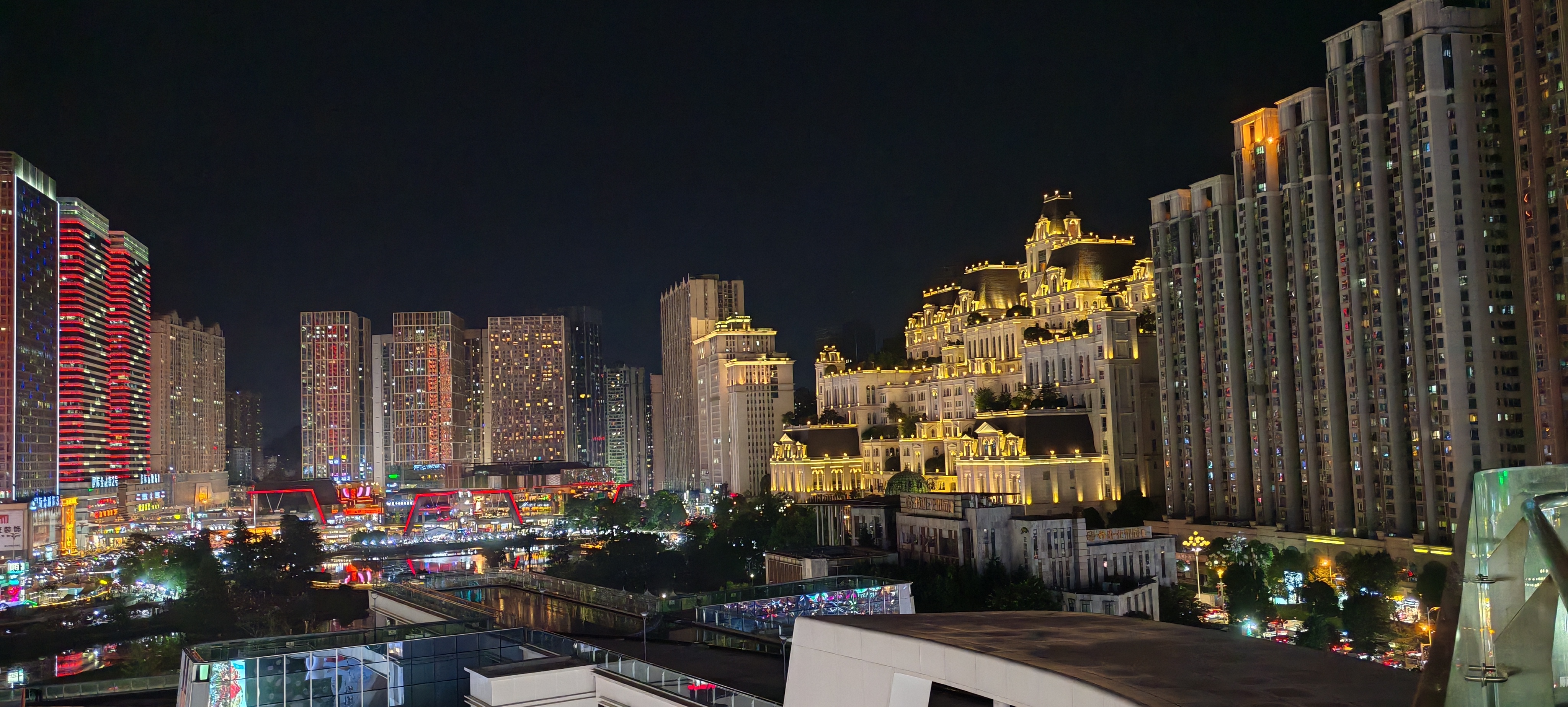 花果园白宫夜景图片