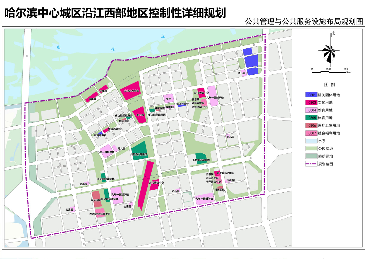 群力西区道路规划图图片