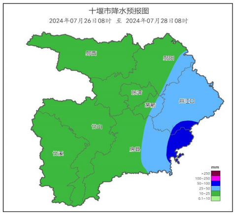 十堰发布最新天气快报,部分地区可能出现强降水