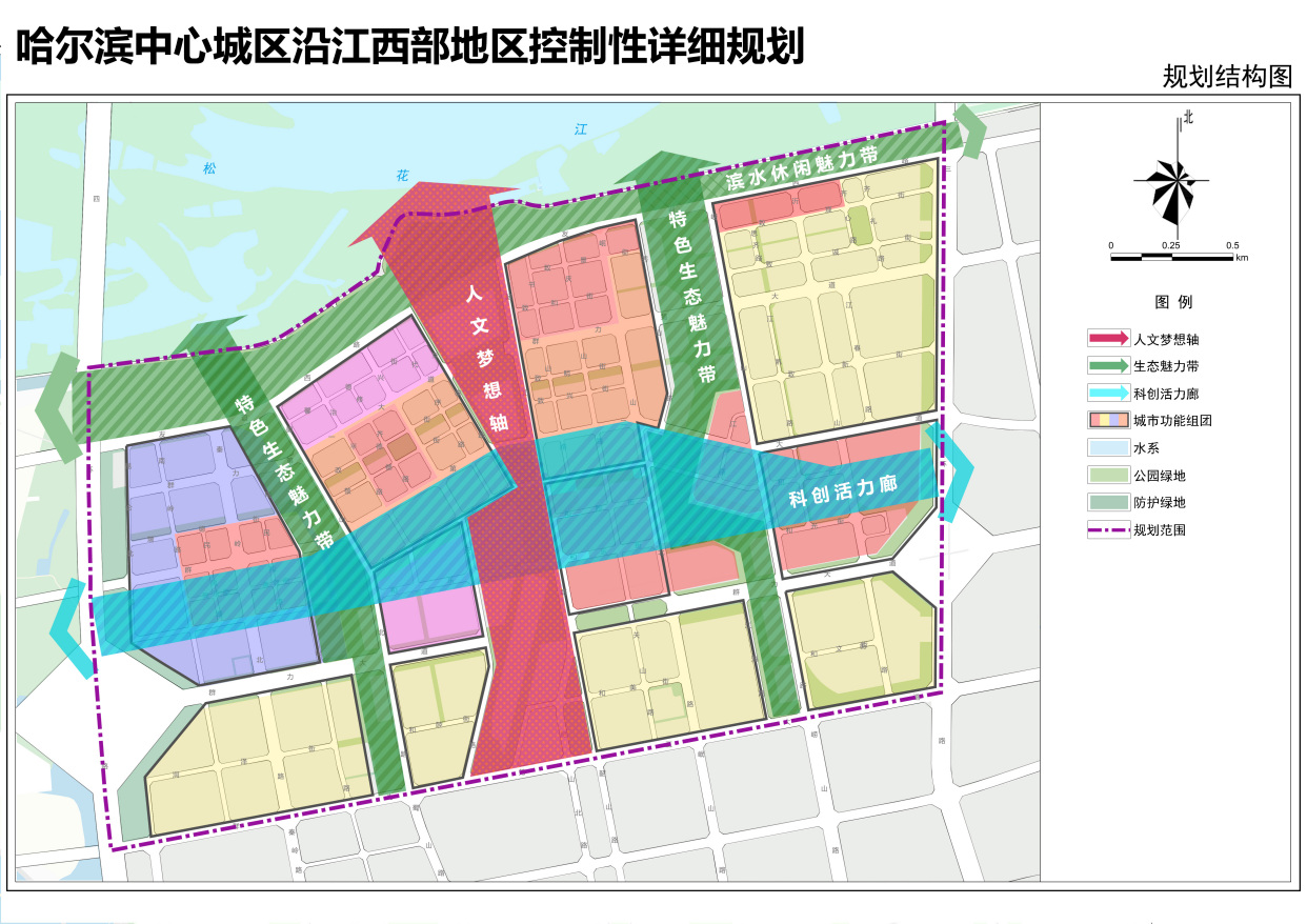 群力西区道路规划图图片