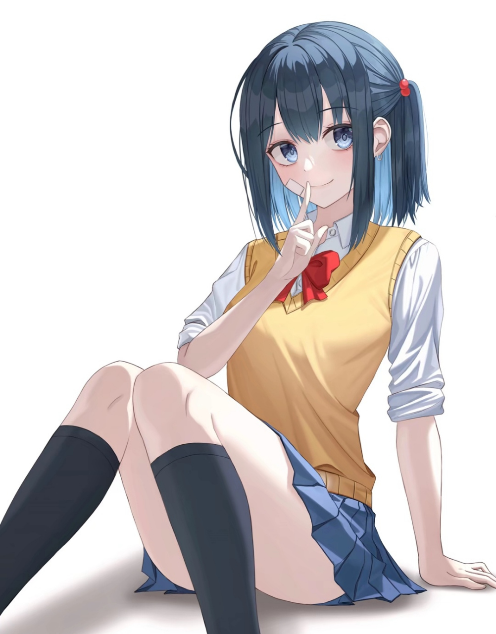 穿校服的小姐姐也太美了吧!#二次元