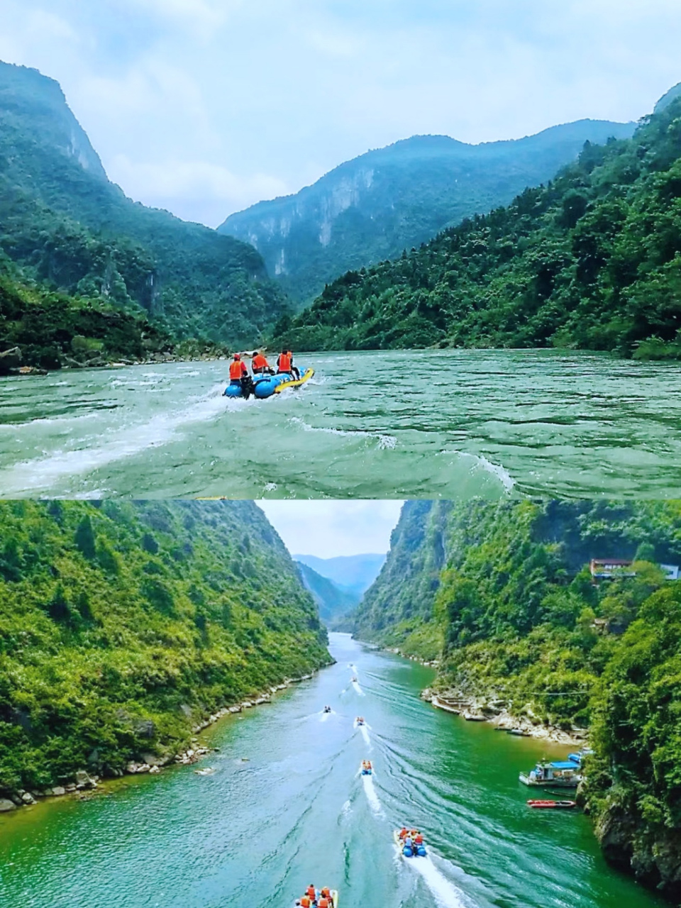 张家界茅岩河漂流图片