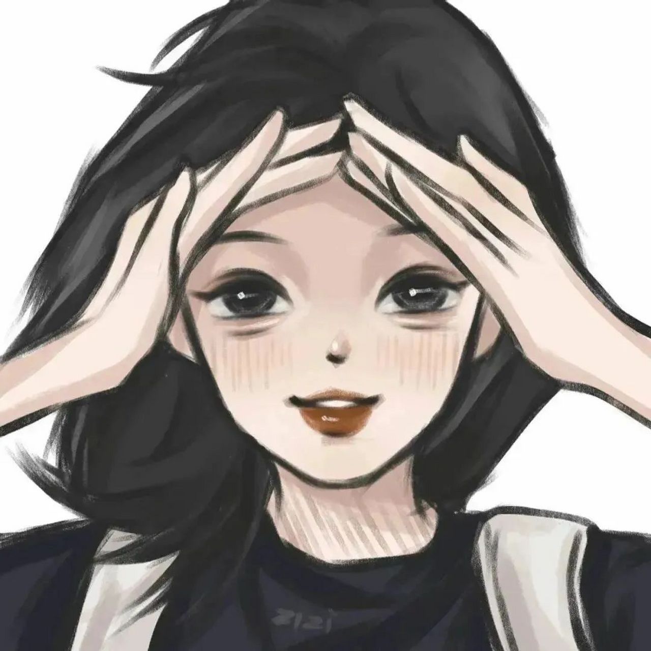 手绘情侣头像 | 有且仅有一个你