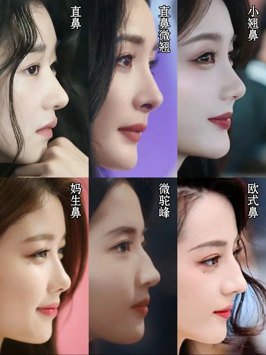 1直鼻微翘: 鼻梁高挺,鼻头微微上翘,给人一种端庄,秀气的感觉 2小翘鼻