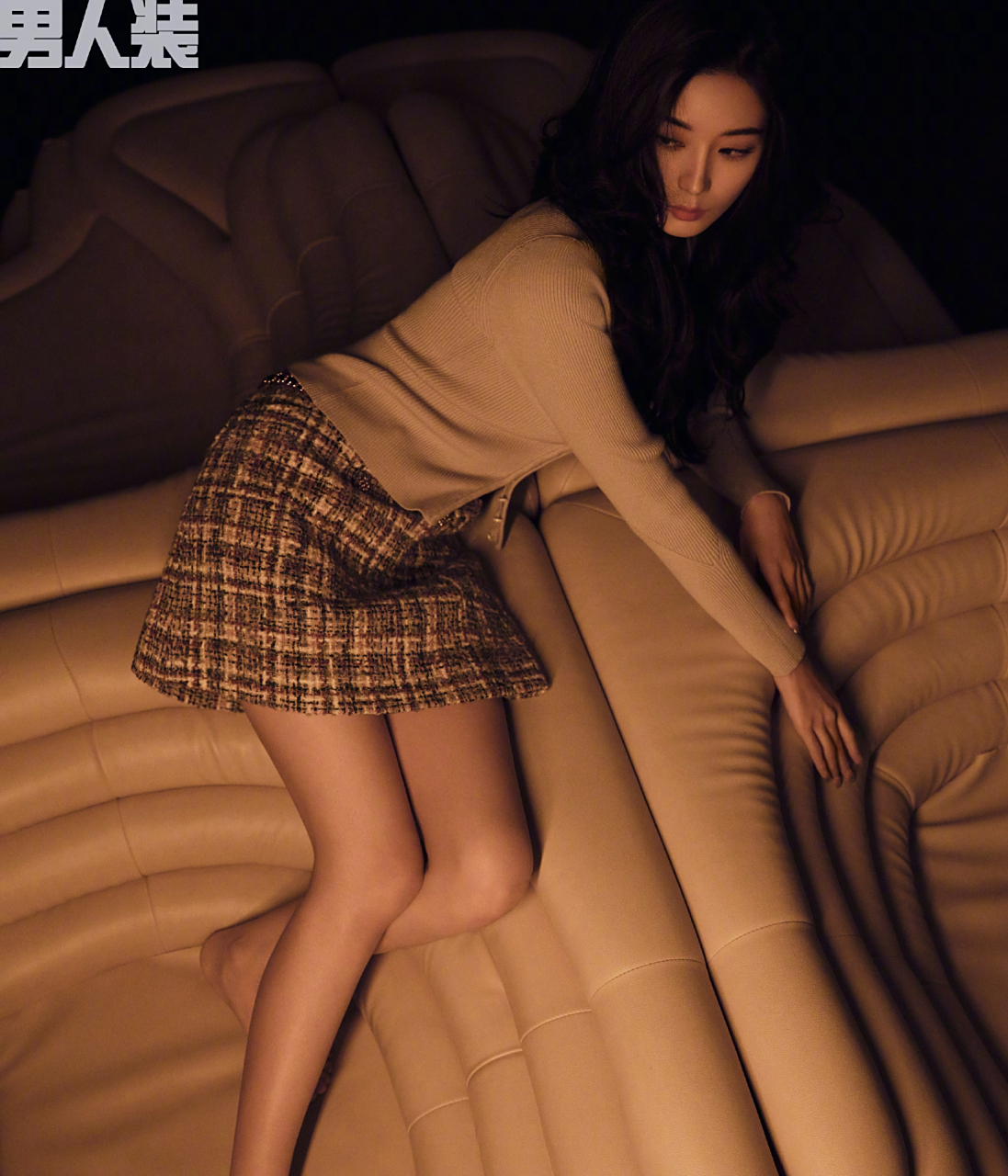 徐艺洋男人装写真