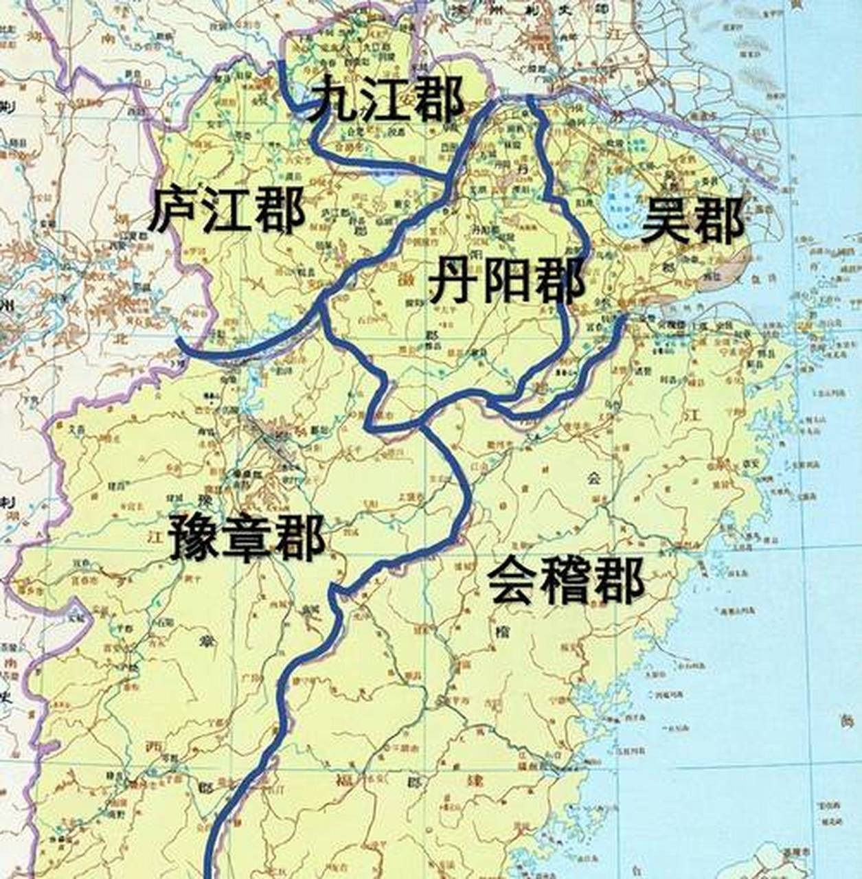 东汉末年扬州地图图片