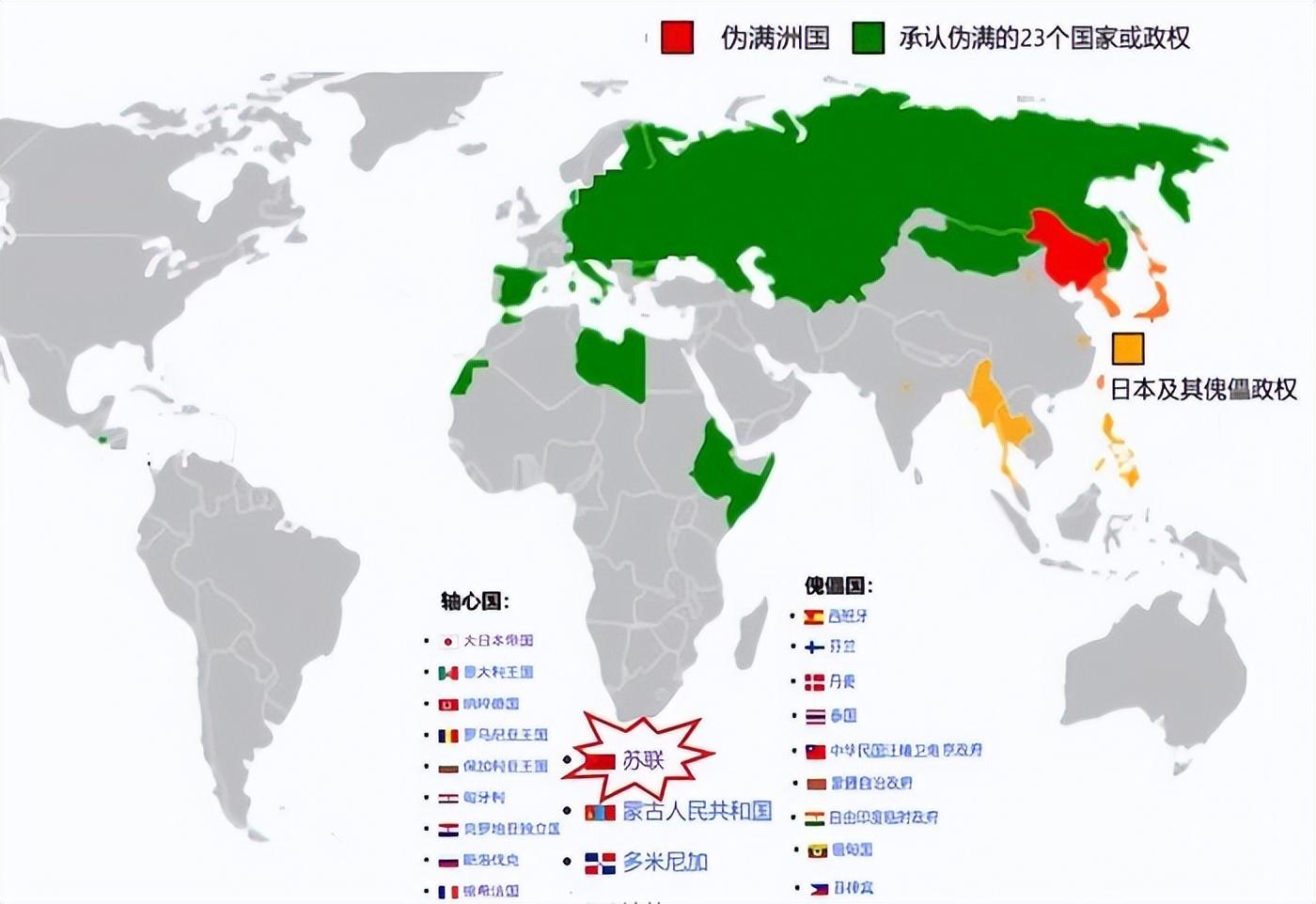 伪满洲国建立后竟然获得这些国家承认,为何苏联也承认伪满洲国?