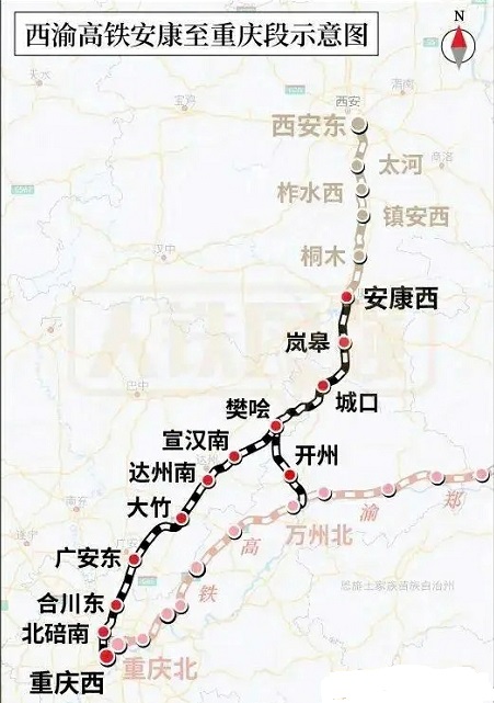 重庆渝新欧铁路线路图图片