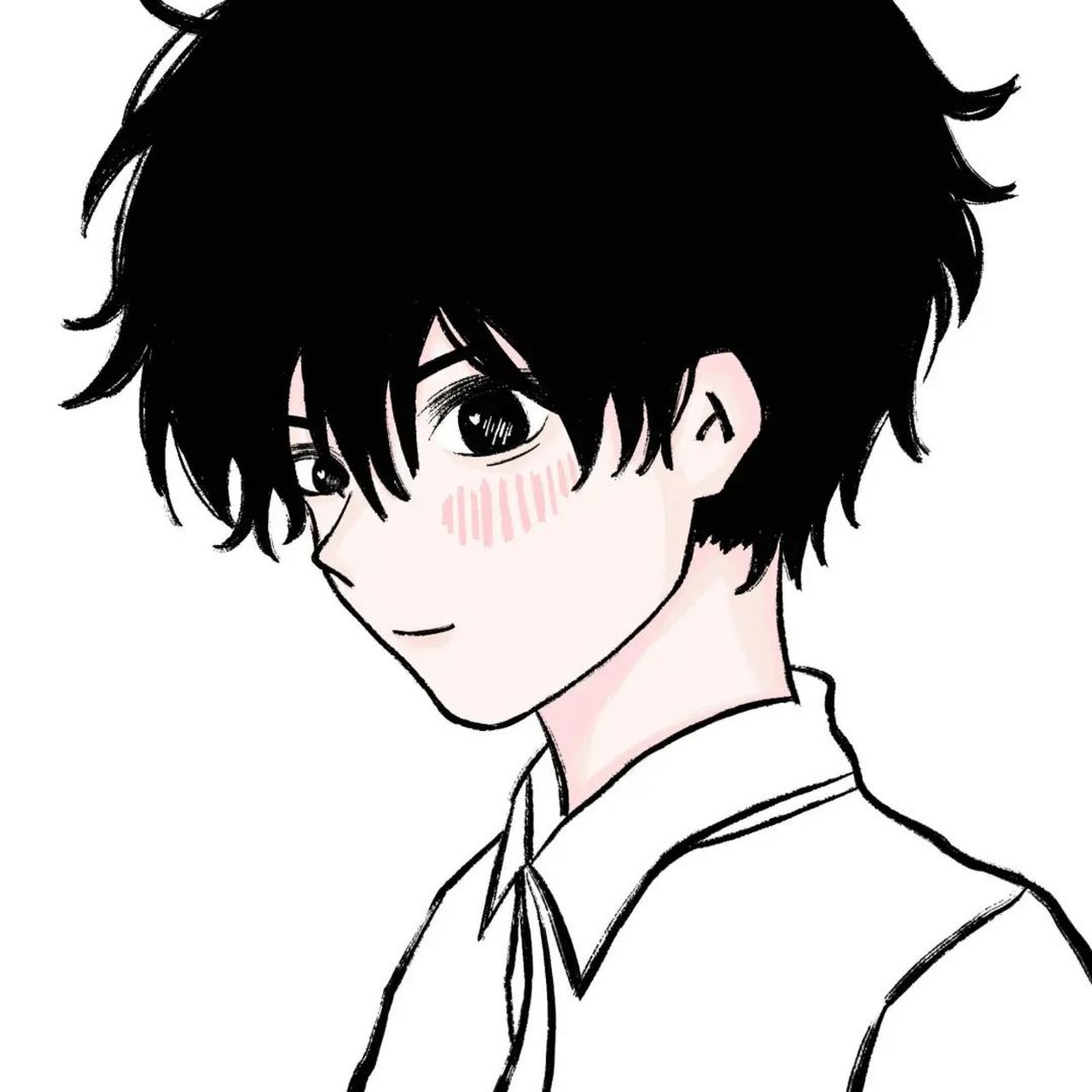 手绘情头丨我在人群漏过的微光里暗暗端详你 安静且美丽