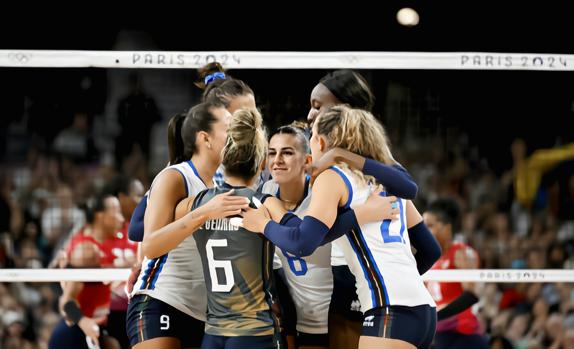 2024巴黎奥运会‖排球女子预赛b组 意大利女排多米尼加女排