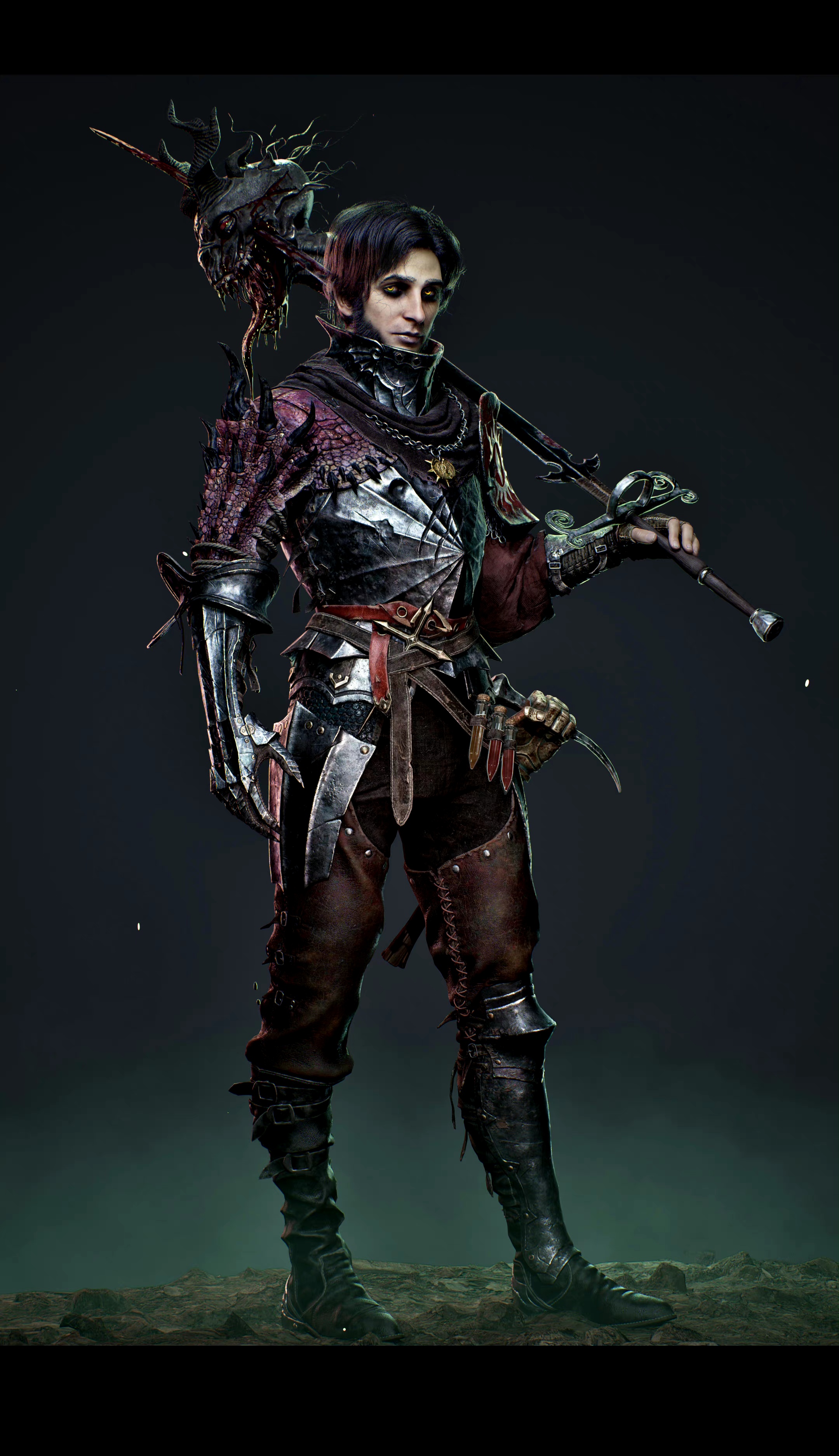 建模欣赏:恶魔猎人,进行了写实风格的再现,建模师 ma