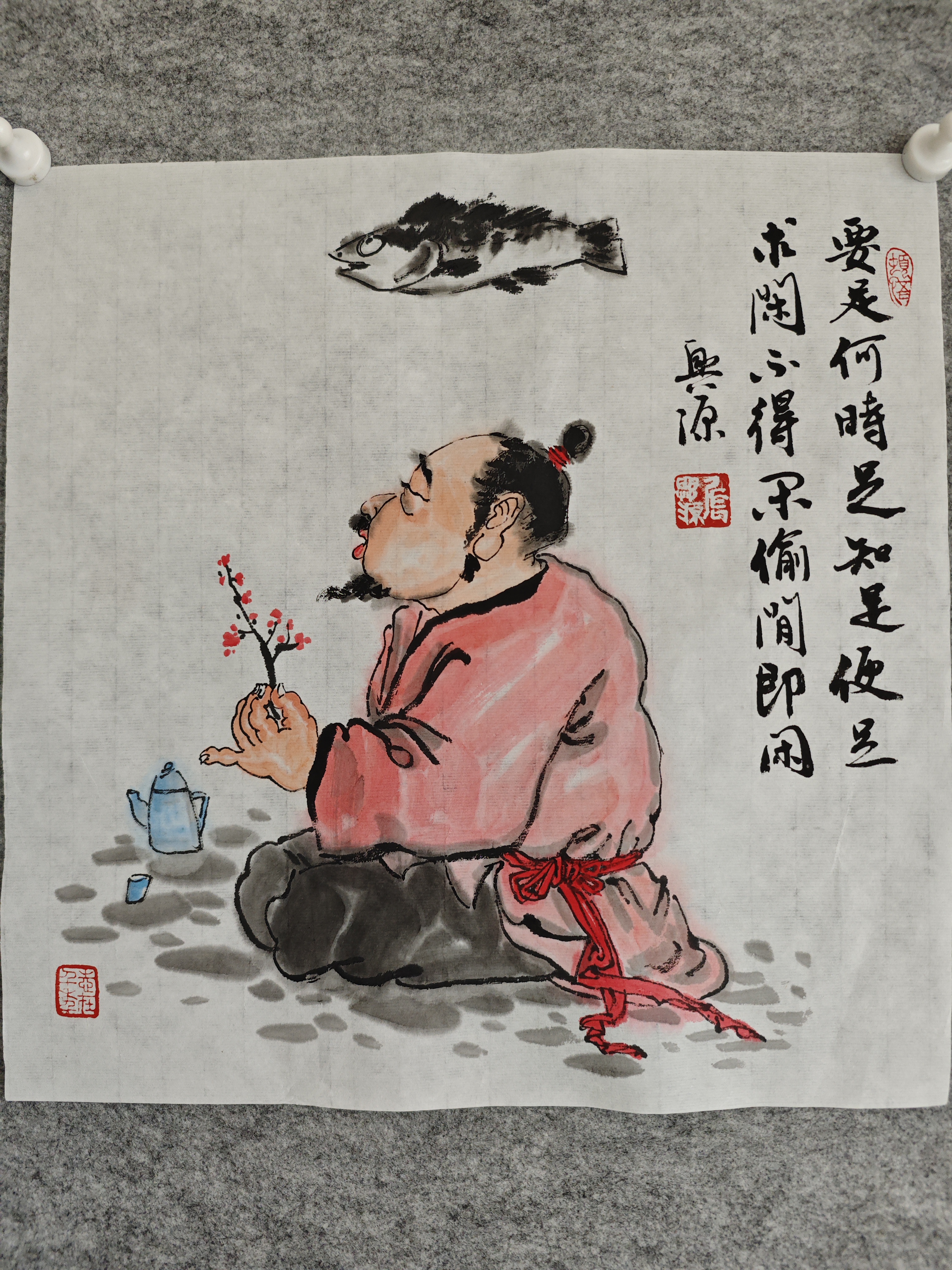 牧云山馆禅意人物画欣赏