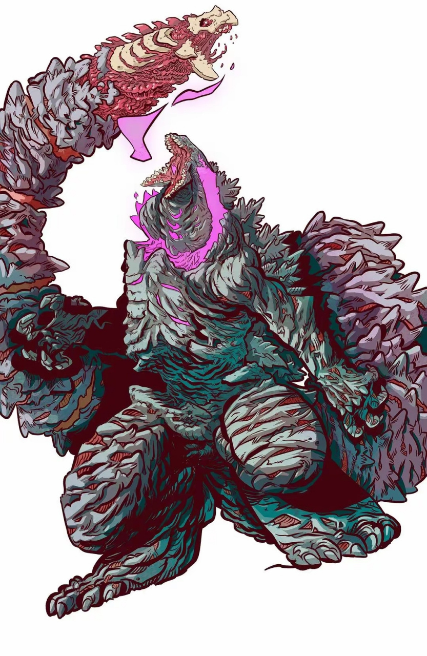 动态夏日征集令# #插画# #哥斯拉