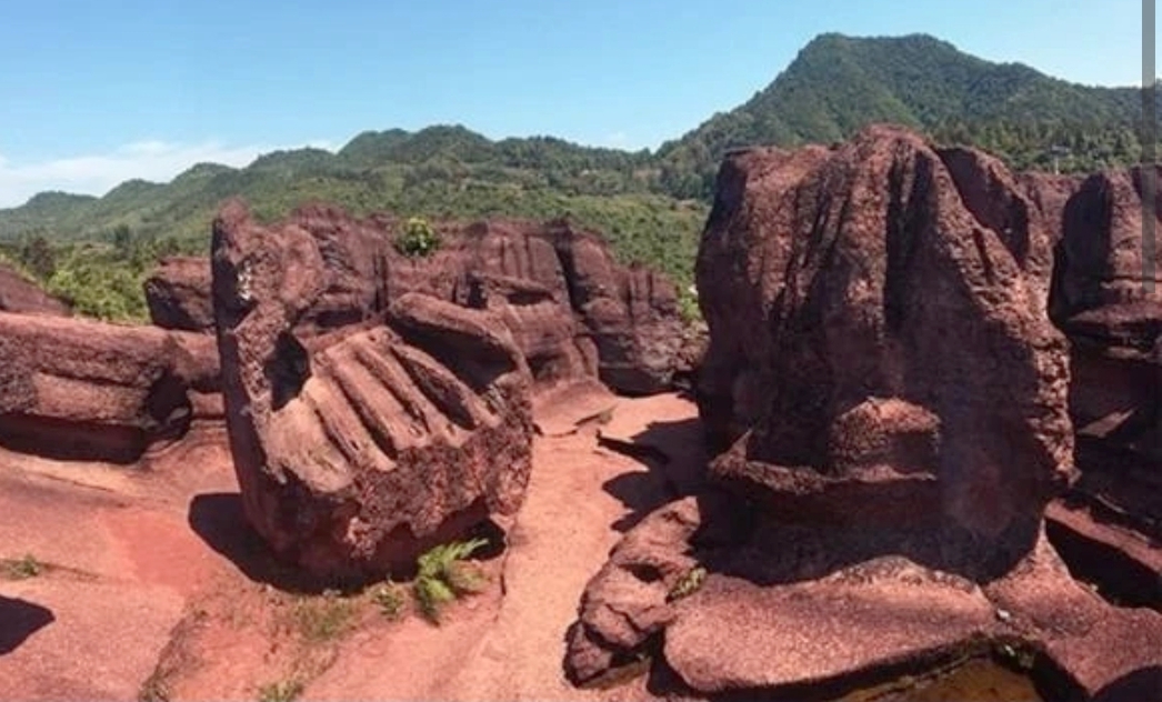 酉阳县红石林景区图片