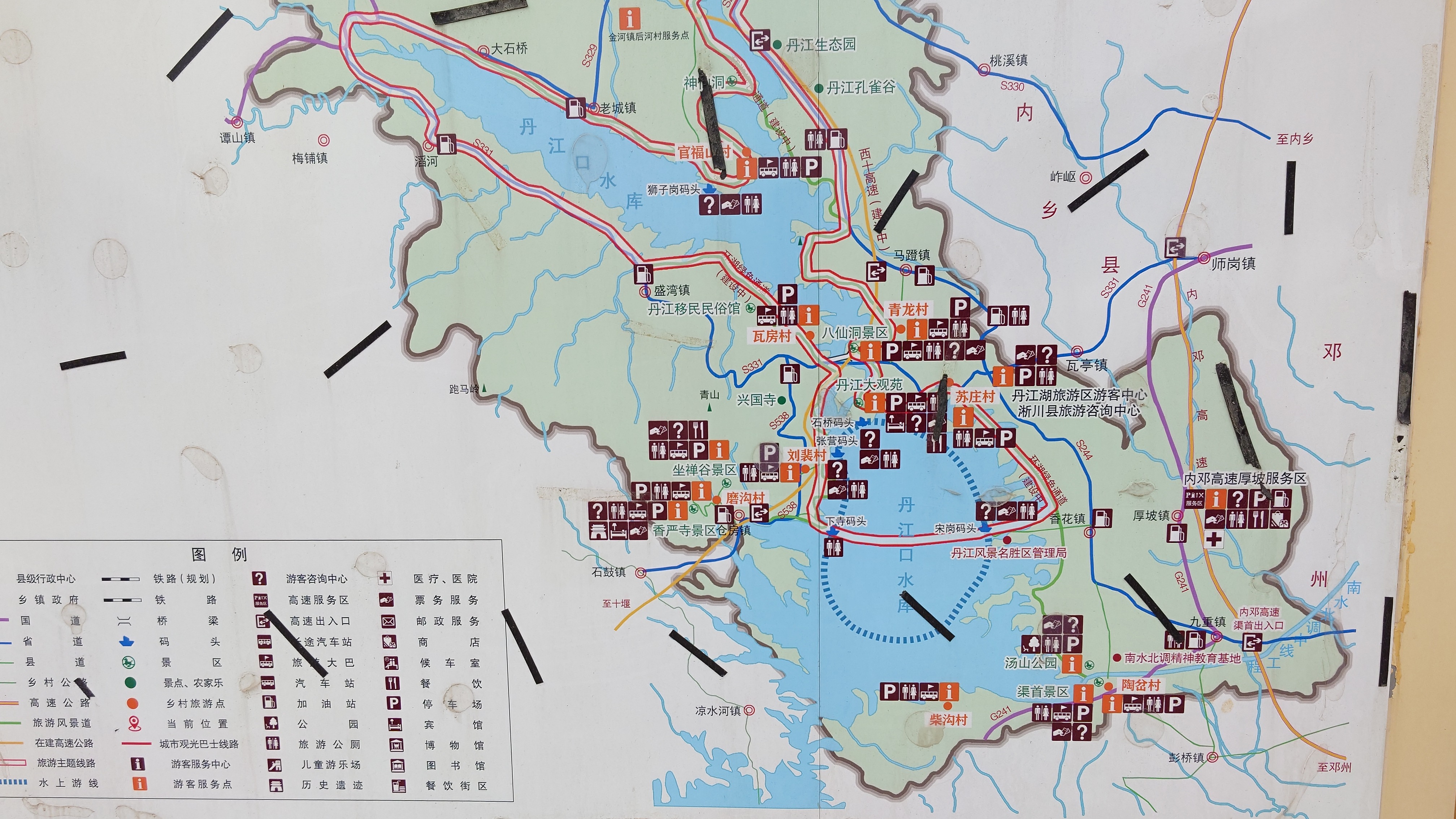 丹江口水库地图位置图片