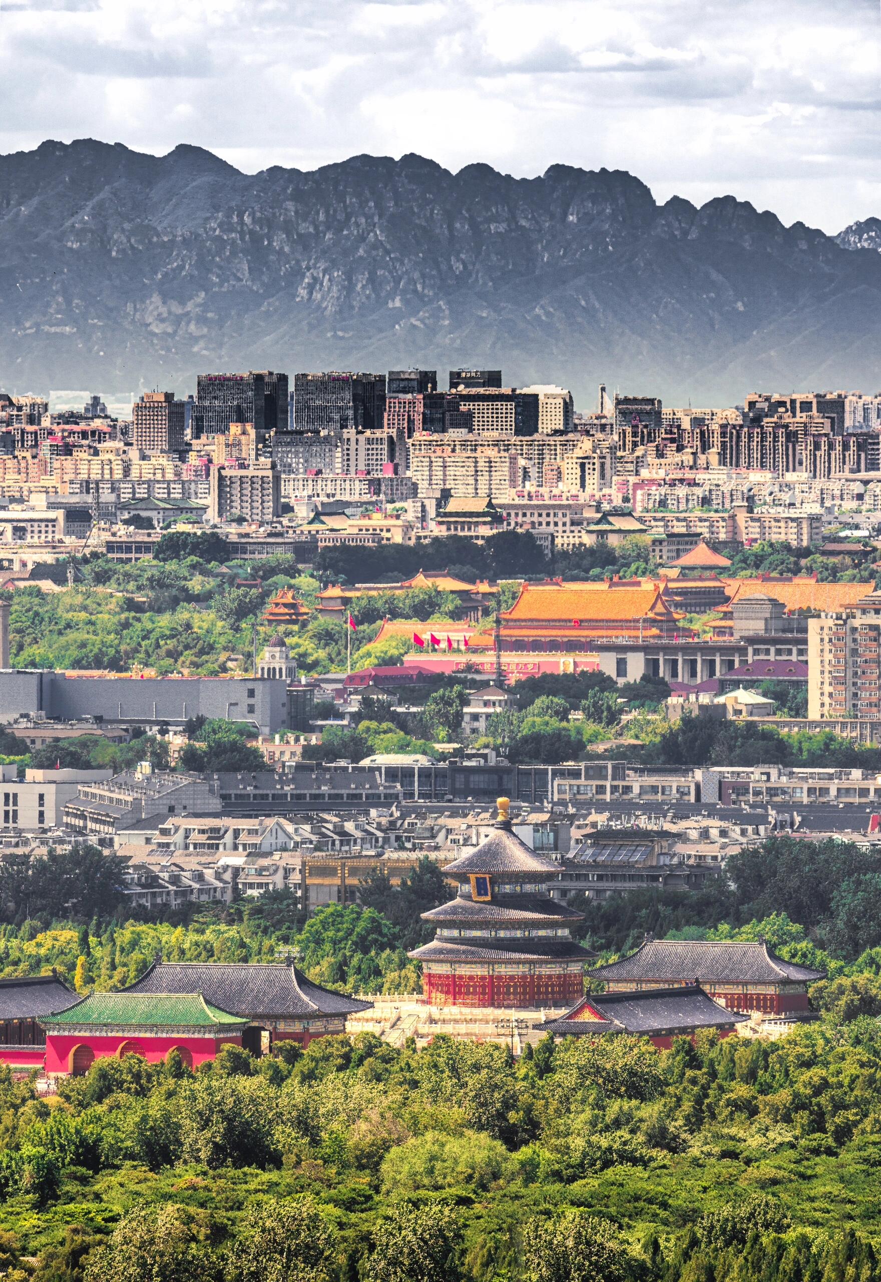 图片北京中轴线风景图片大全北京城市遗产群首都中轴线北京 中轴线