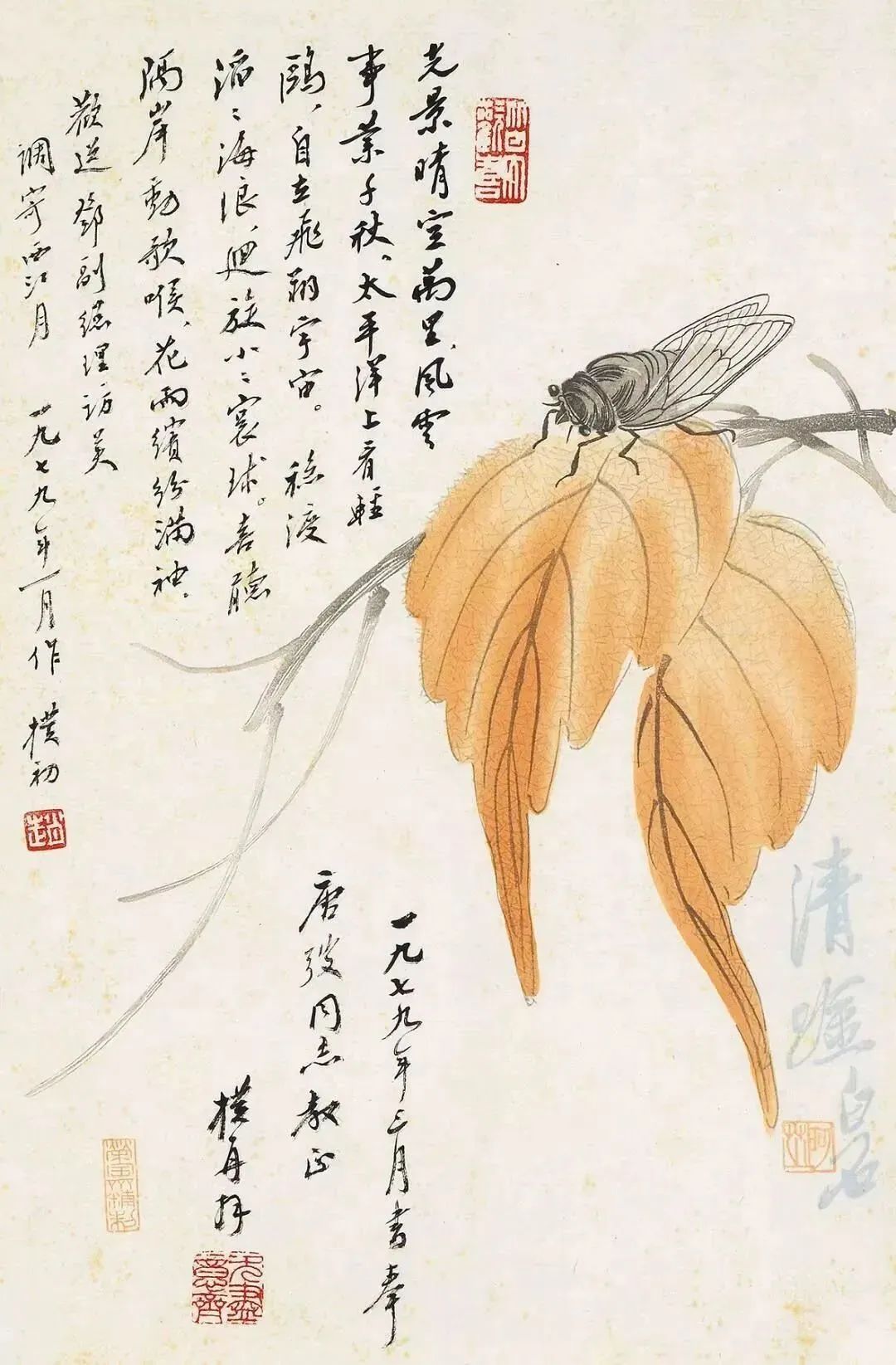 夏日炎炎,看齐白石画蝉