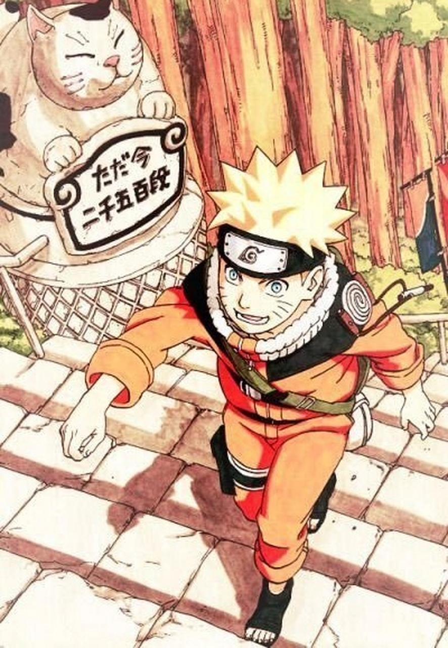 分享一组岸本齐史老师绘制的动漫《火影忍者》原画作品,再现了鸣人与