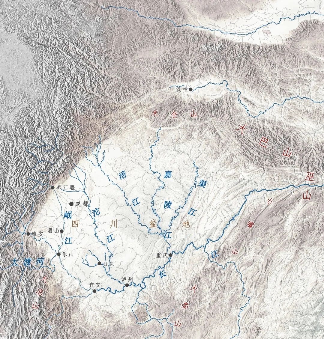 白龙江流域地图图片