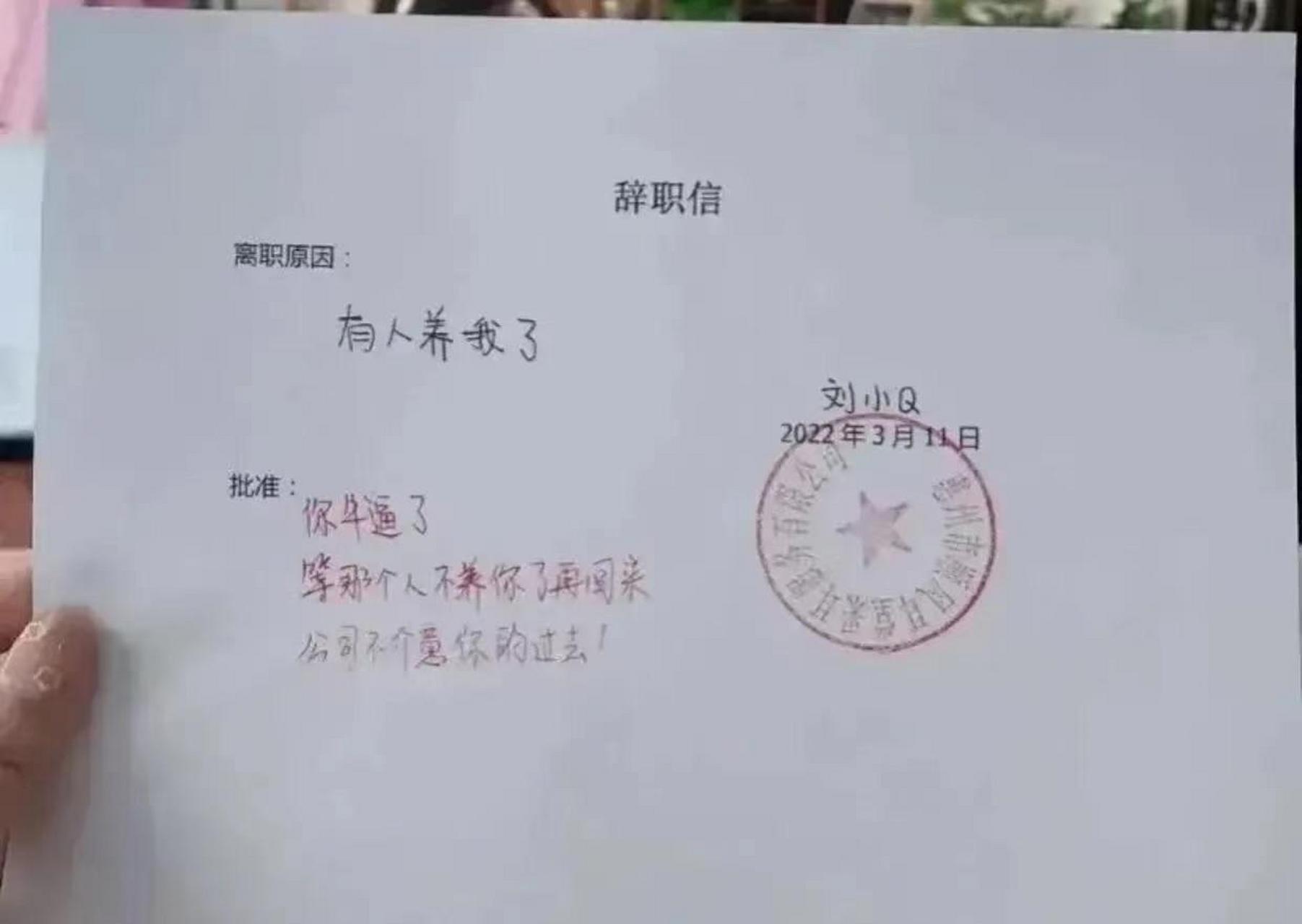 辞职信字体图片