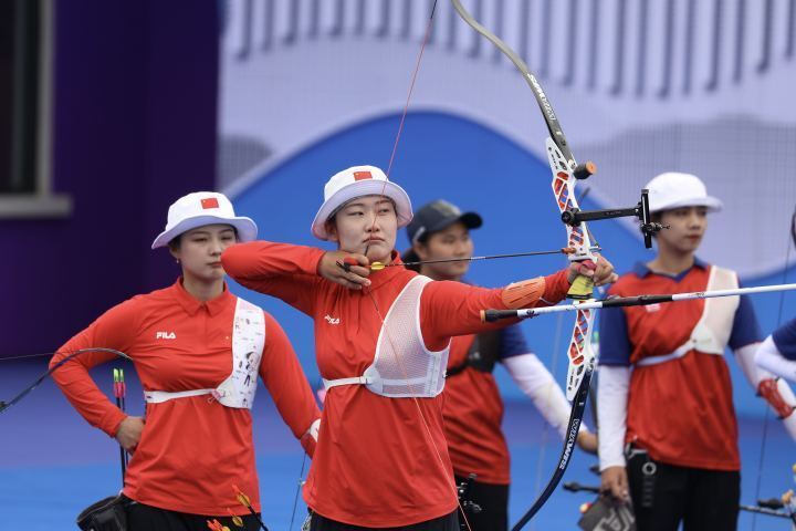 中国女子射箭队美女图片