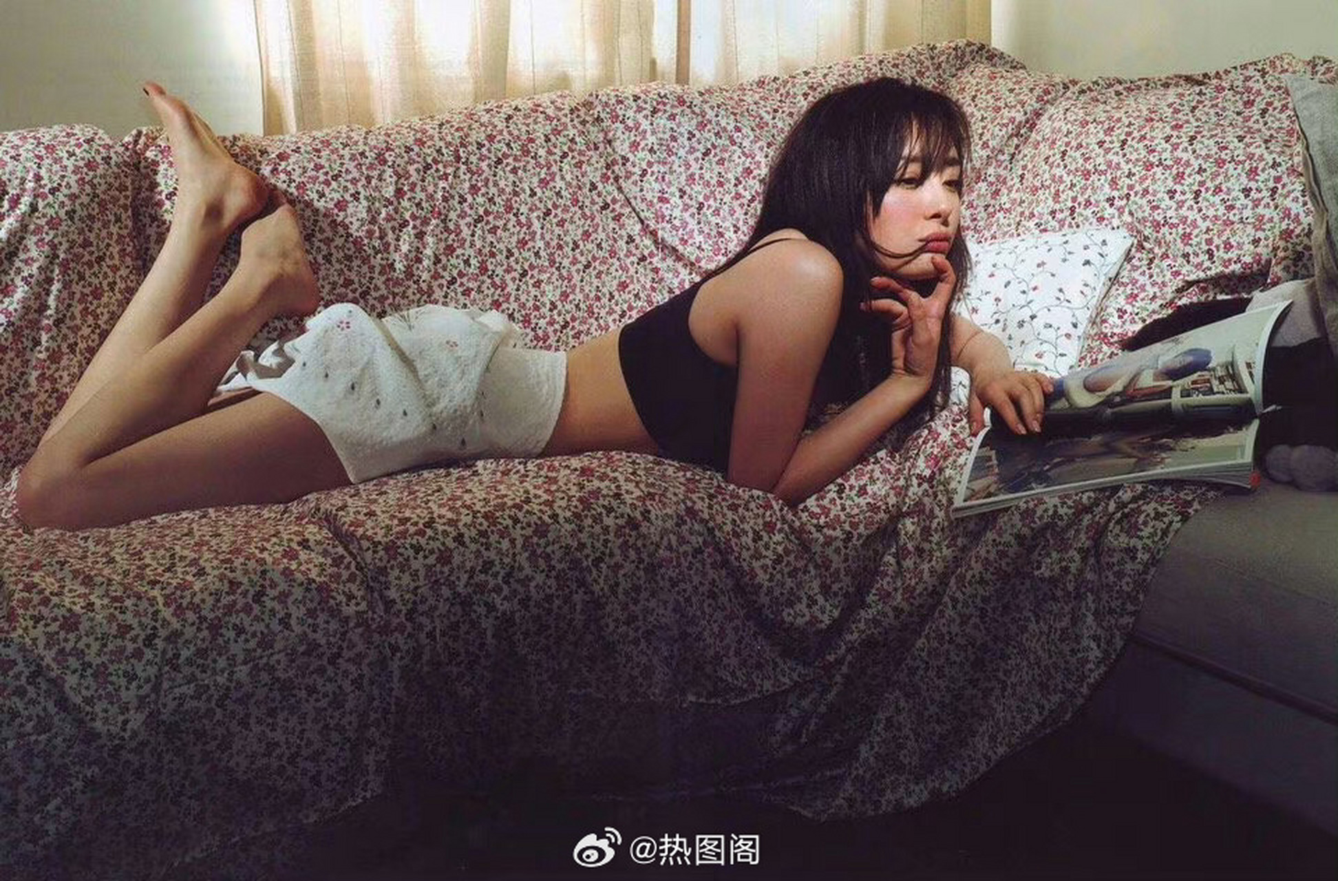 杨幂谈原生家庭的缺失#杨幂11男人装封面 内页