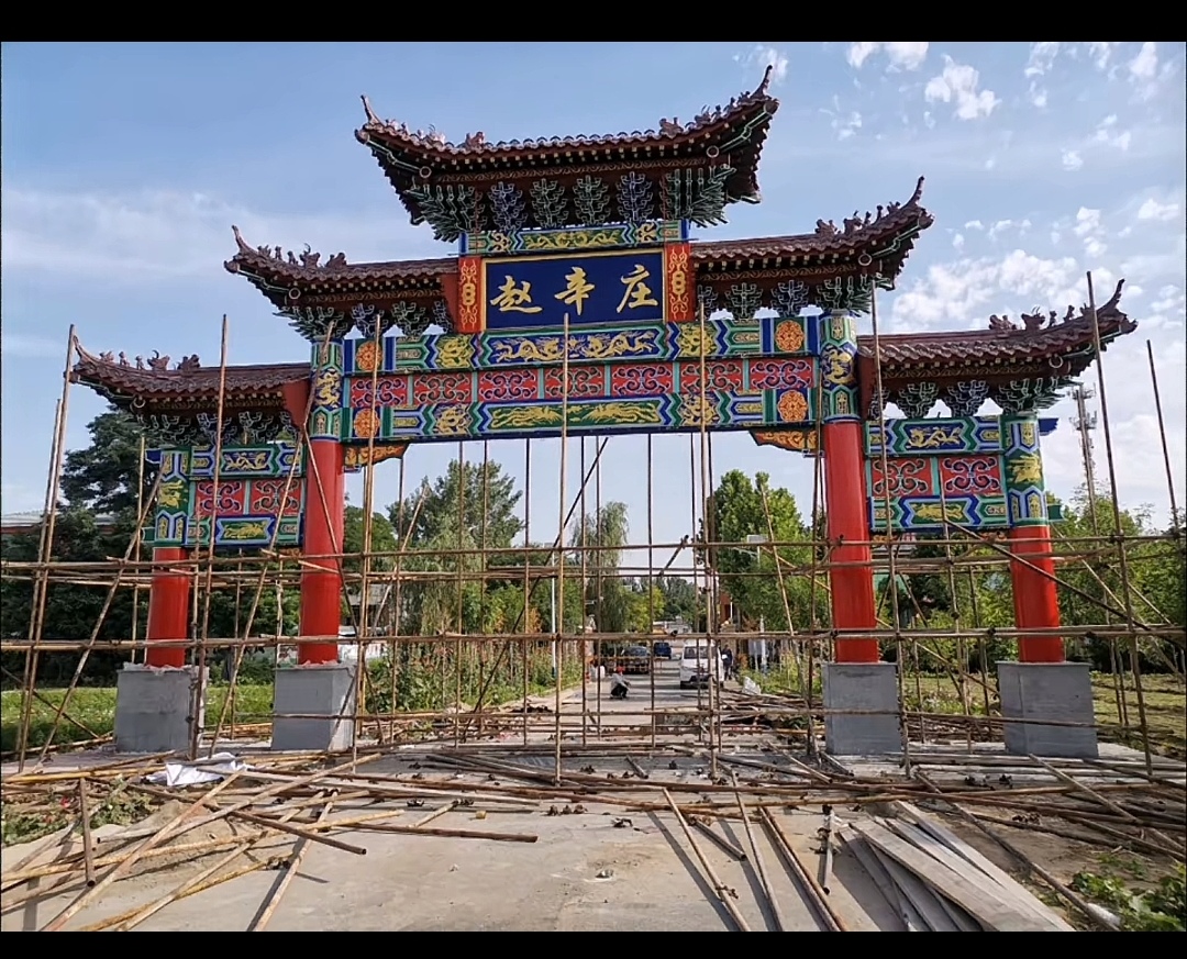 古建牌楼制作厂家仿古门头