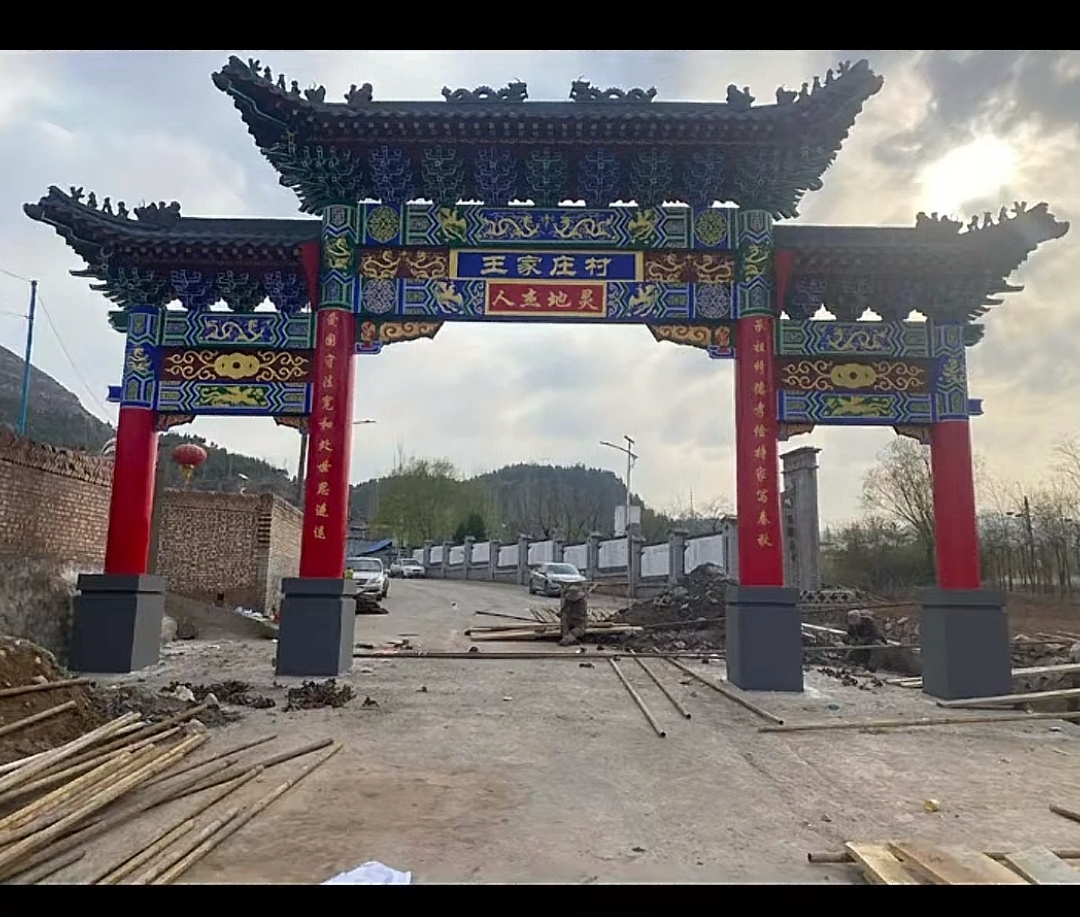 古建牌楼制作厂家仿古门头