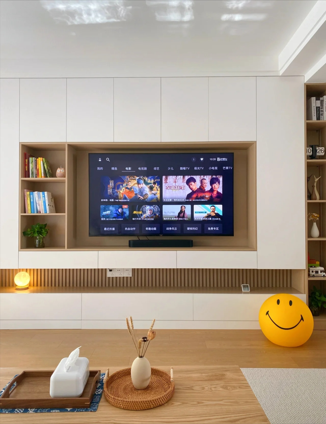 满墙电视柜多好用?看看这些成功案例,照着做能储物颜值高是真香