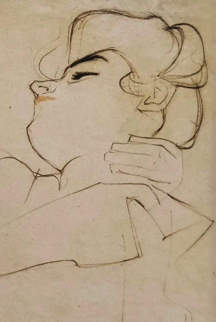 大师速写人物︱奥地利画家埃贡·席勒的素描速写作品