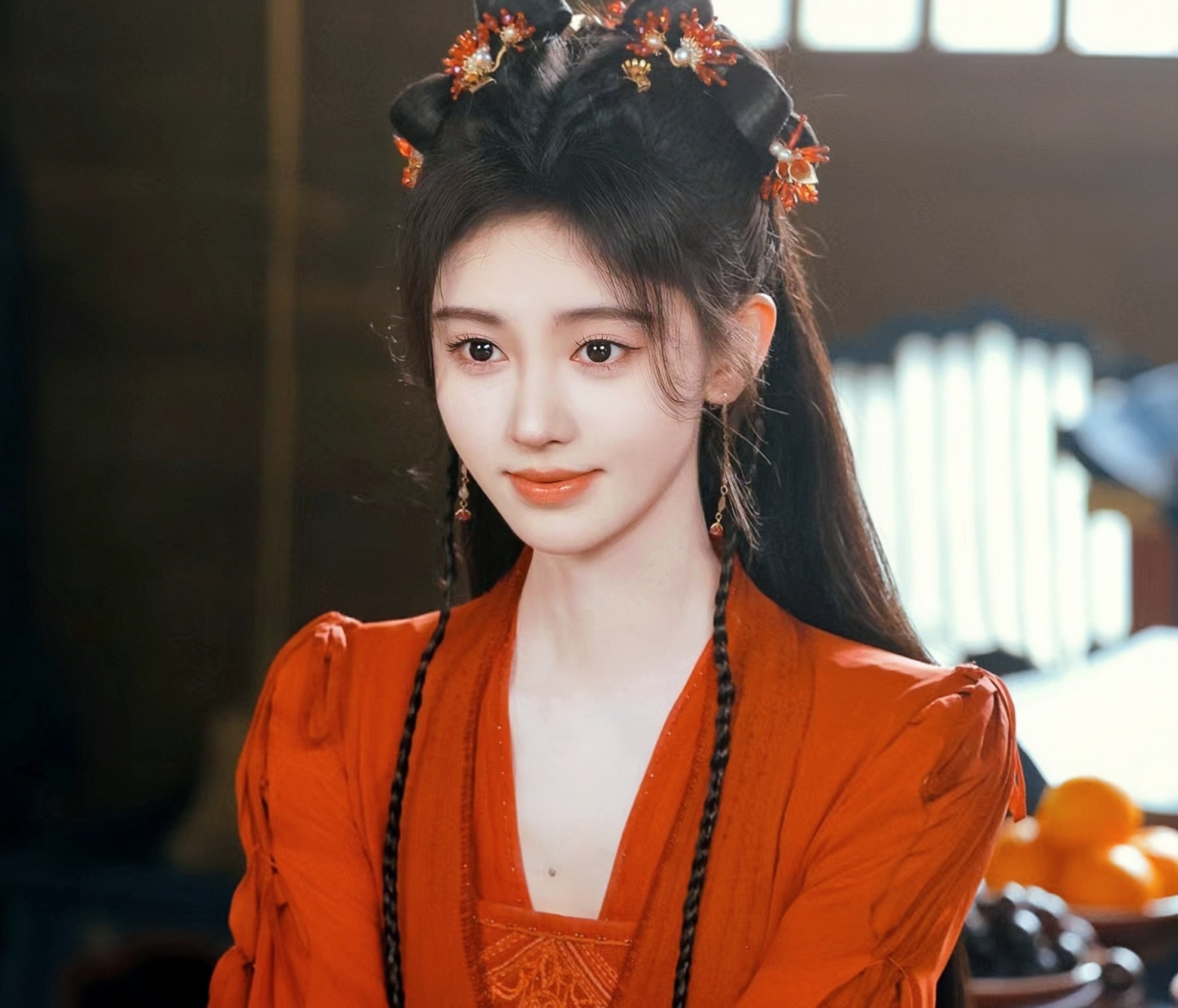 鞠婧祎古装剧虐心台词,从此陌路,便不再相见~  "你说得对,是我