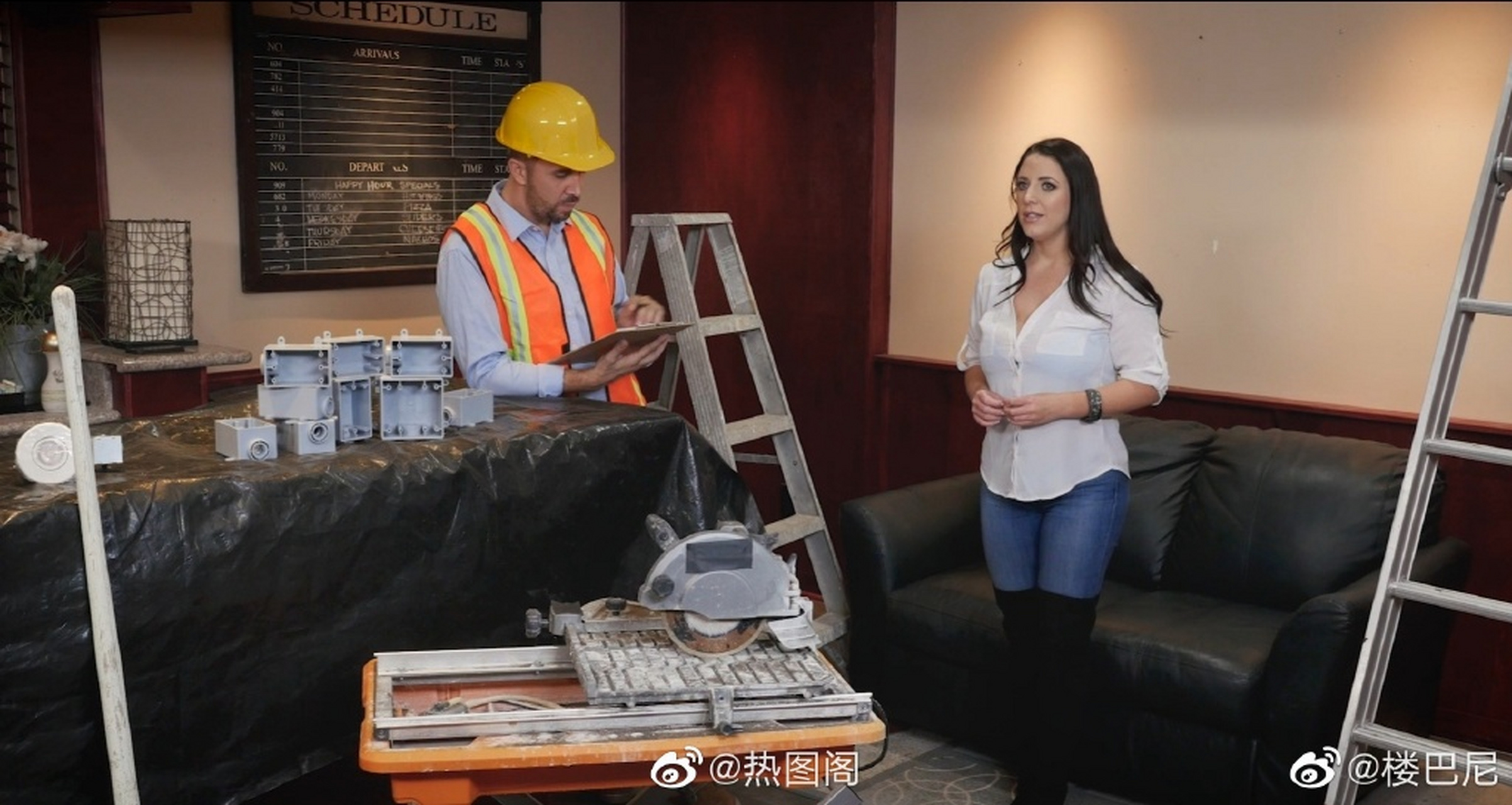 angela white的新店装修不符合安全标准,这该如何是好呢? #女艺人