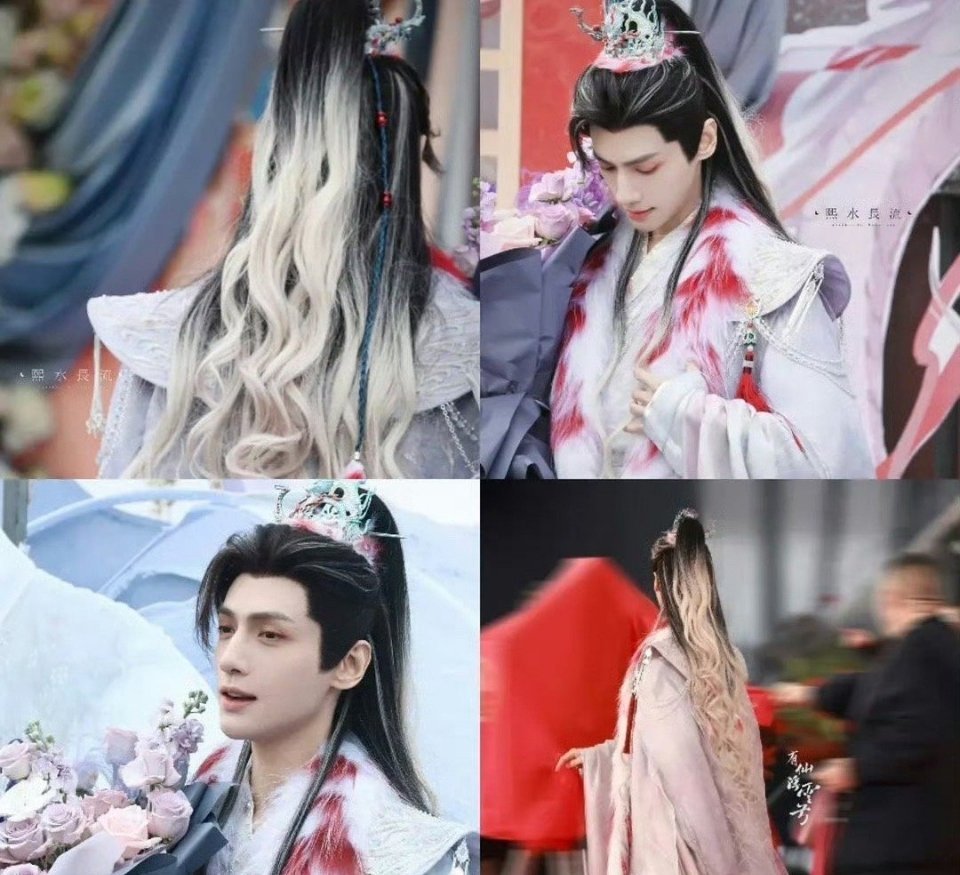 男演员古装高马尾造型