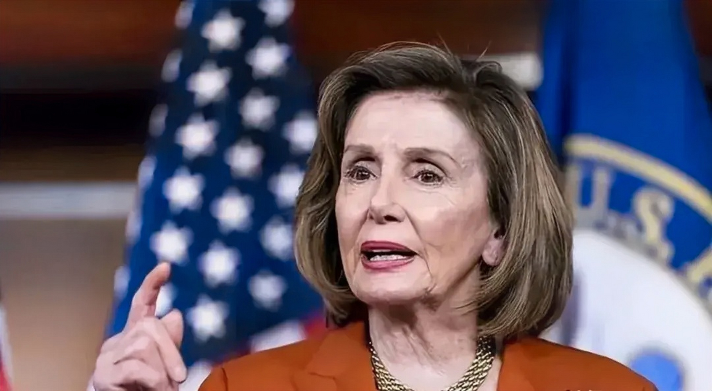 美国前众议院议长佩洛西在公开场合发表言论,盛赞拜登总统为美国历史